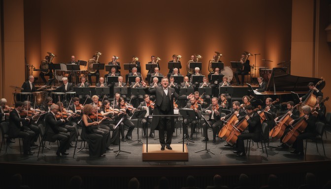 Download Orchestra in action Image - Orchestra, Conductor, Music ...