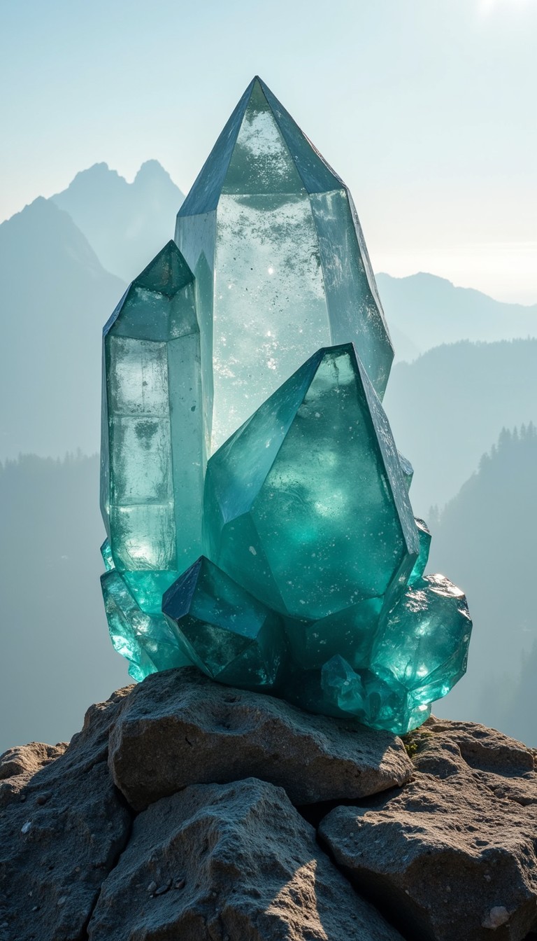 Free Luminous Teal Crystal Image - Crystal, Teal, Aquamarine | Download ...