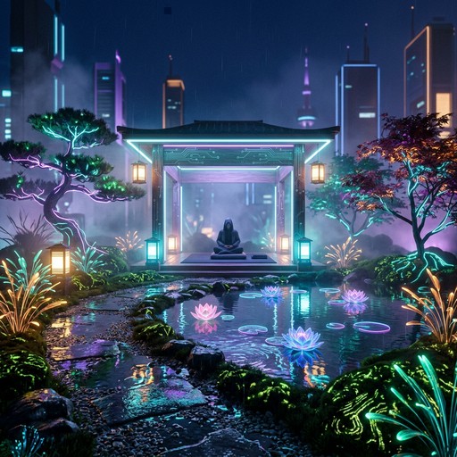 Free Cyberpunk Zen Garden Image - Cyberpunk, Neon, Zen | Download at ...