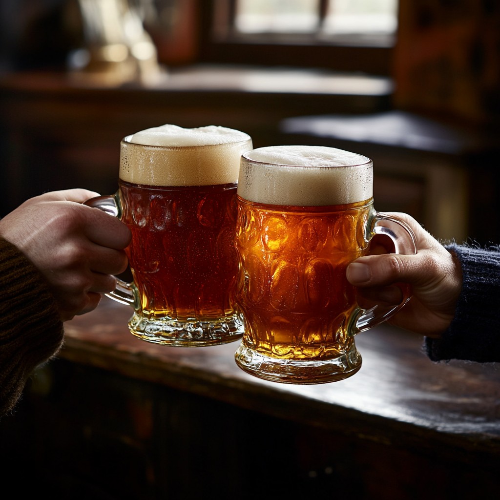 Free Cheers with beer Image - Beer, Cheers, Bar | Download at StockCake
