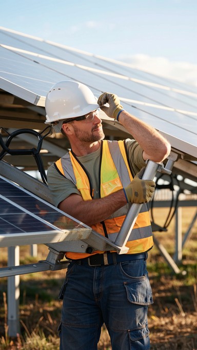 Free Installing Solar Future Image - Solar, Worker, Renewable ...