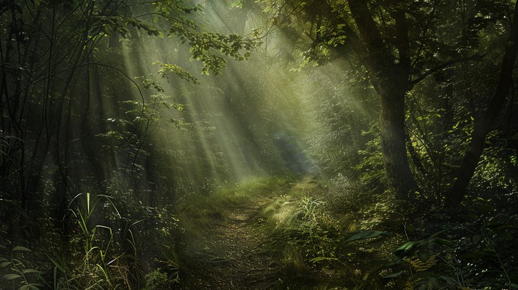 Free Mystical Forest Path Image - Forest, Path, Sunlight | Download at ...
