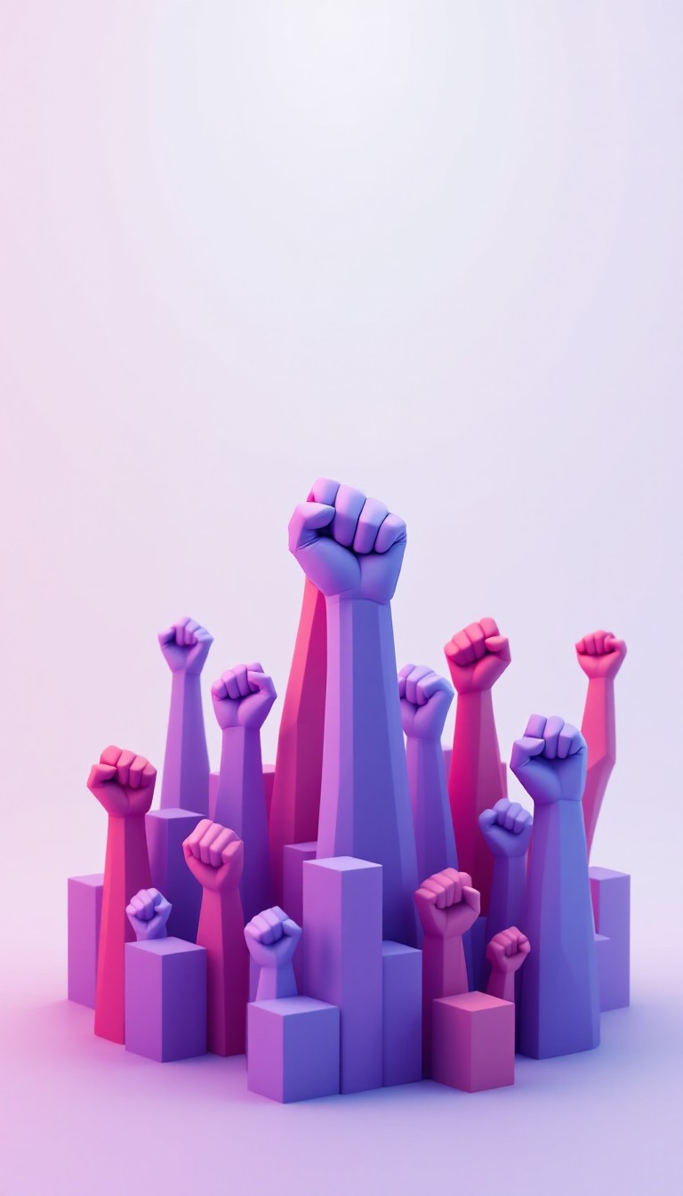 Power Geometry Free Geometric Power Rising Image - Minimal, Geometric, Protest ...