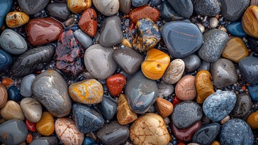 Free Colorful pebble collection Image - Pebbles, Colorful, Nature ...