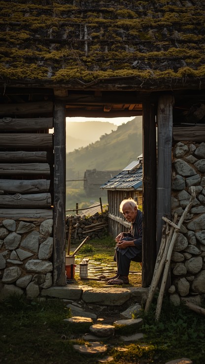Old Rural Man Free Rural Life Endures Image - Cottage, Rural, Elderly | Download at ...