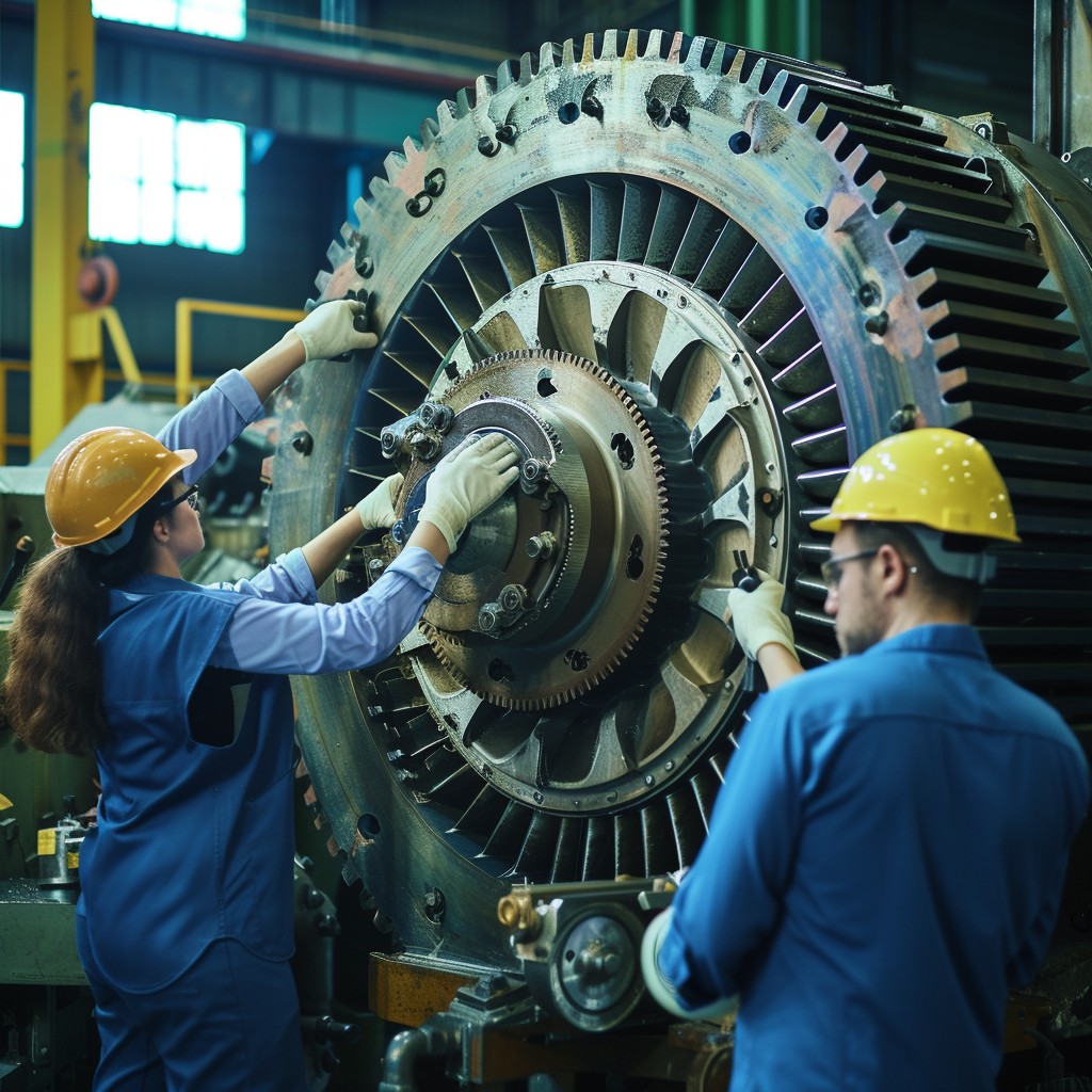 Engine Team Procedures Free Engine Maintenance Team Image - Industry, Machinery, Workers ...