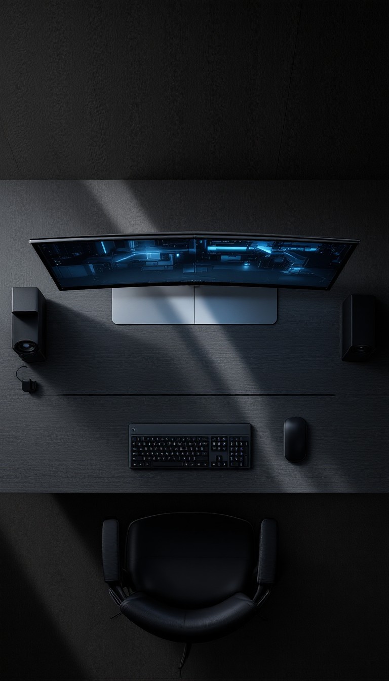 Free Clean Desktop Setup Image - Workspace, Minimalist, Setup ...