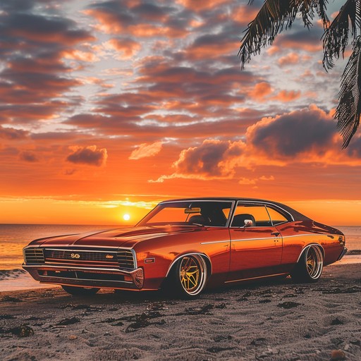 Free Sunset Beach Drive Image - Sunset, Beach, Car | Download at StockCake
