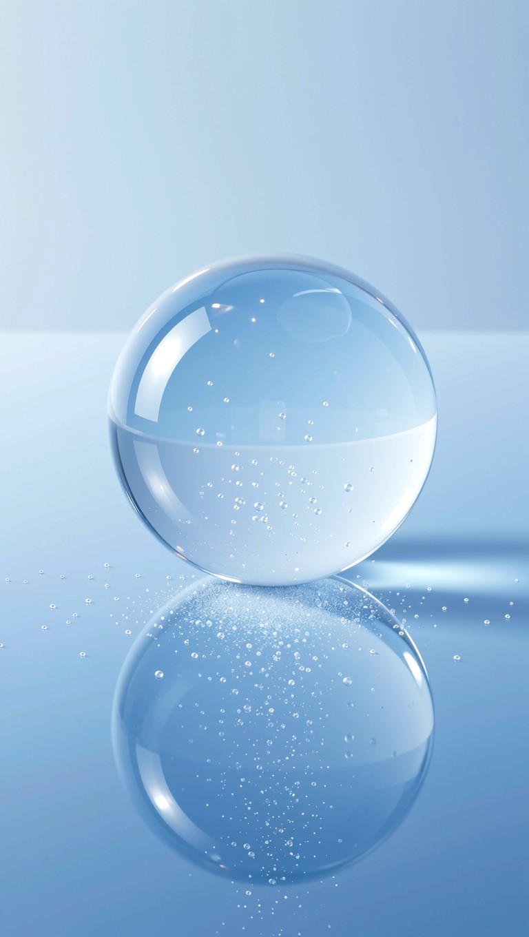 Free Floating Glass Sphere Image - Sphere, Glass, Translucent ...