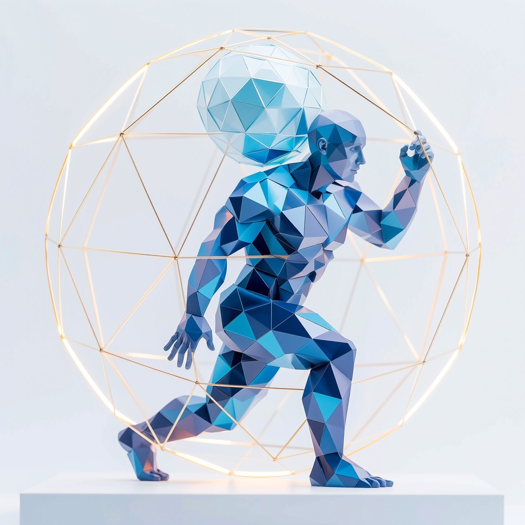 Power Geometry Free Geometric Power Figure Image - Sculpture, Geometric, Abstract ...