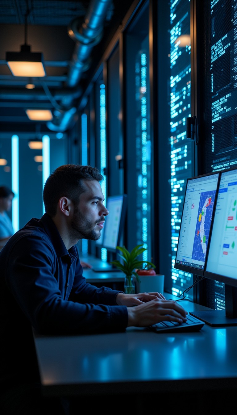 Free Midnight Tech Immersion Image - Technology, Servers, Datacenter ...