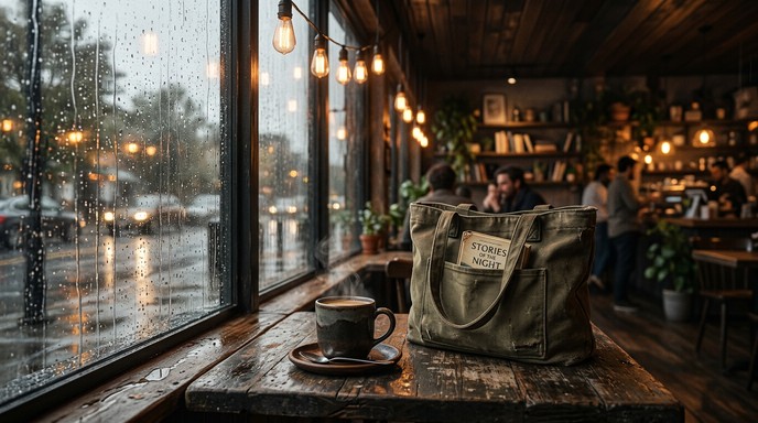 Free Rainy Cafe Vibes Image - Cafe, Rainy, Cozy | Download at StockCake