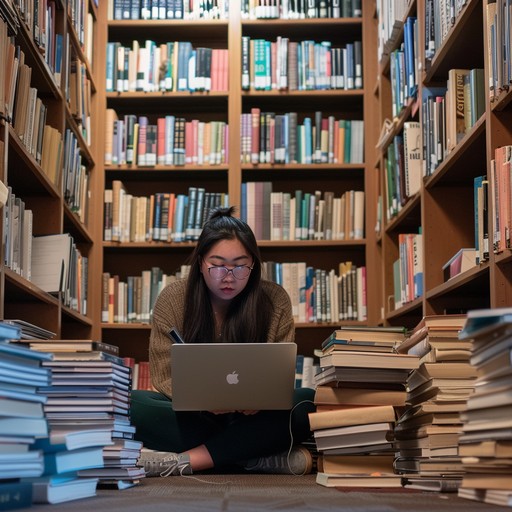 Free Studious Library Scene Image - Library, Student, Studying ...