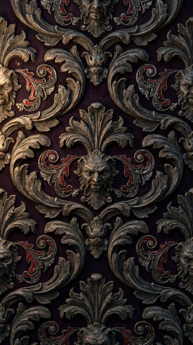 Free Gothic Baroque Pattern Image - Damask, Baroque, Gothic | Download ...