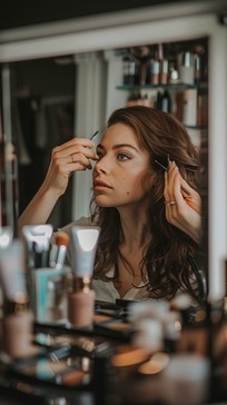 Free Elegant Makeup Application Image - Beauty, Makeup, Woman ...
