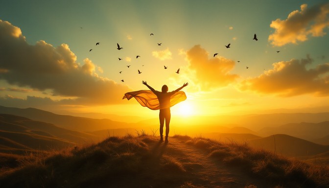 Free Freedom Meets Sunset Image - Sunset, Silhouette, Freedom ...