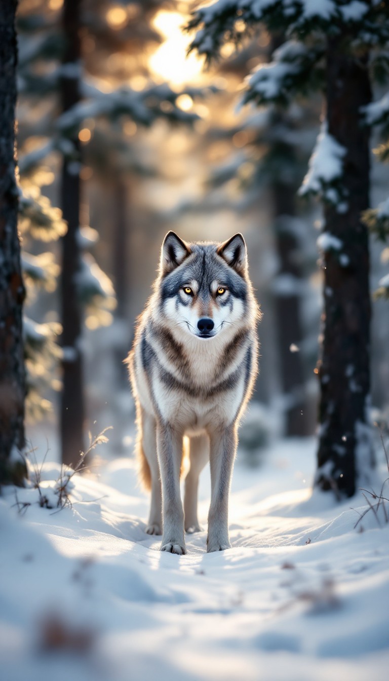 Free Majestic Winter Wolf Image - Wolf, Winter, Snow | Download at ...