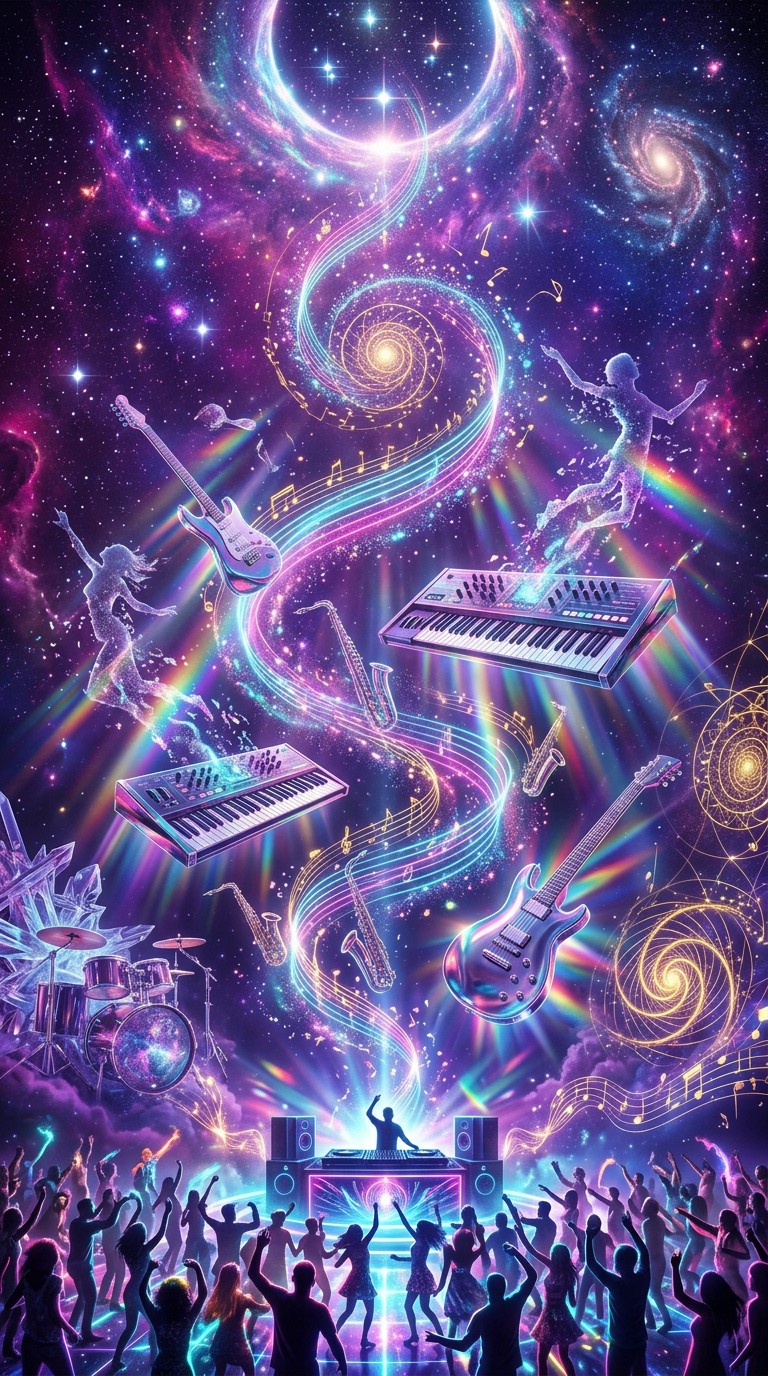 Free Cosmic Music Dreams Image - Cosmic, Music, Fantasy | Download at ...