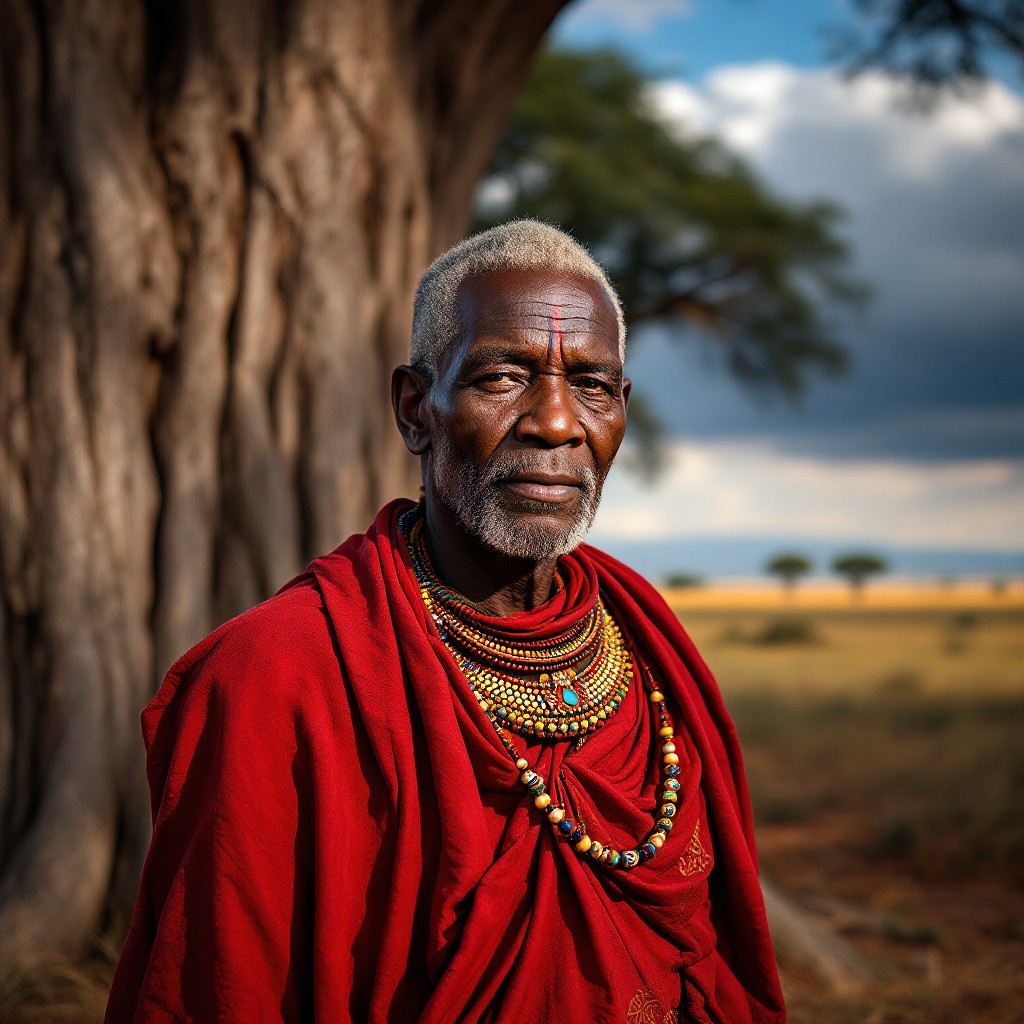 Free African Desert Guardian Image - Savanna, Traditional, Elder ...