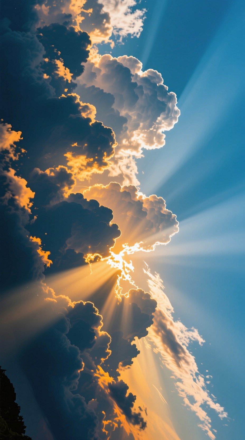 Free Divine Sunbeam Spectacle Image - Clouds, Sky, Sunbeams | Download ...