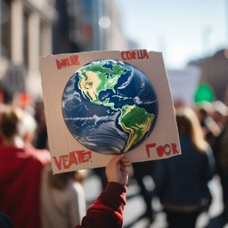 Free Earth Advocacy Sign Image - Earth, Activism, Cardboard | Download ...