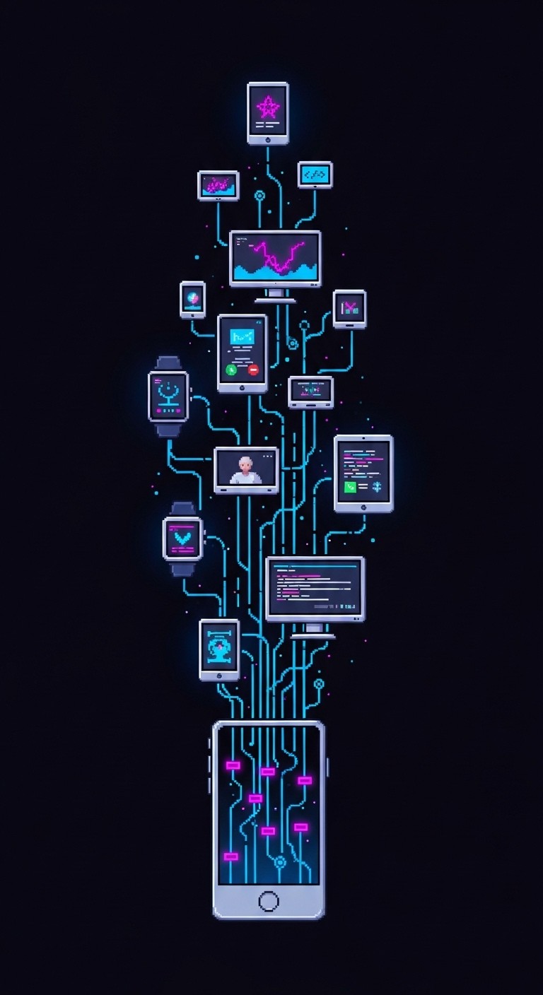 Free Digital Ecosystem Connected Image - Pixel, Smartphone, Technology ...