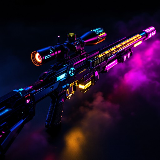Free Cyberpunk Sniper Weapon Image - Cyberpunk, Futuristic, Weapon ...