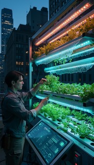 Free Future Farming Technology Image - Futuristic, Farming, Urban ...