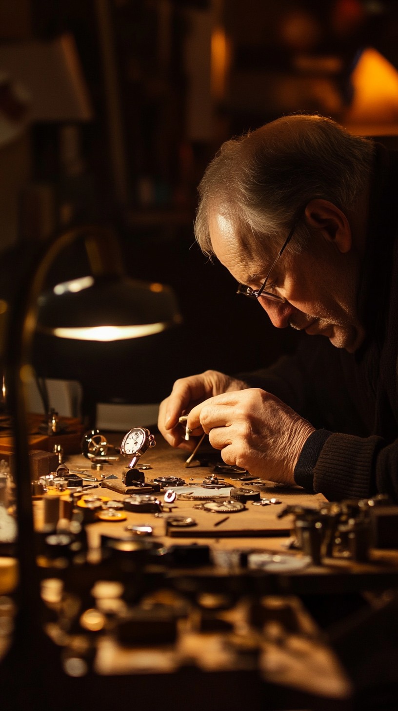 Free Watchmaker at work Image - Elderly, Watchmaker, Workshop ...