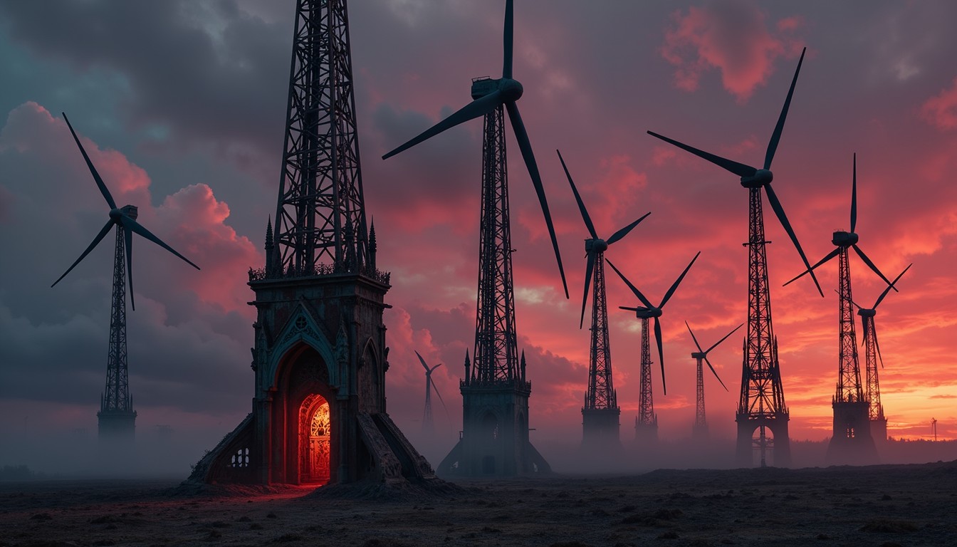 Menacing Wind Free Gothic Wind Cathedrals Photo - Gothic, Turbines, Windmills ...