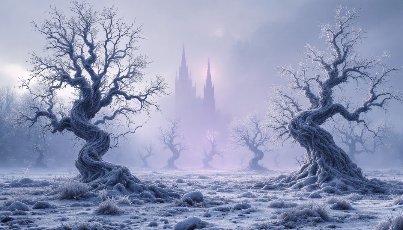 Gothic Cold Free Frozen Gothic Cathedral Image - Gothic, Winter, Trees | Download ...