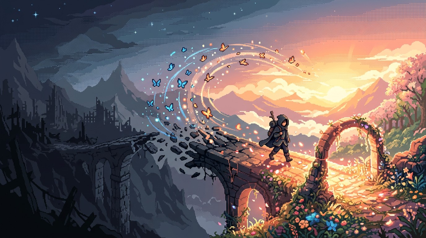 Free Journey Through Transformation Image - Pixel, Art, Retro ...