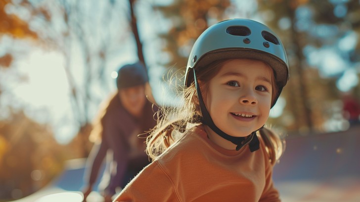Free Childhood Joyful Ride Image - Child, Helmet, Skateboarding ...