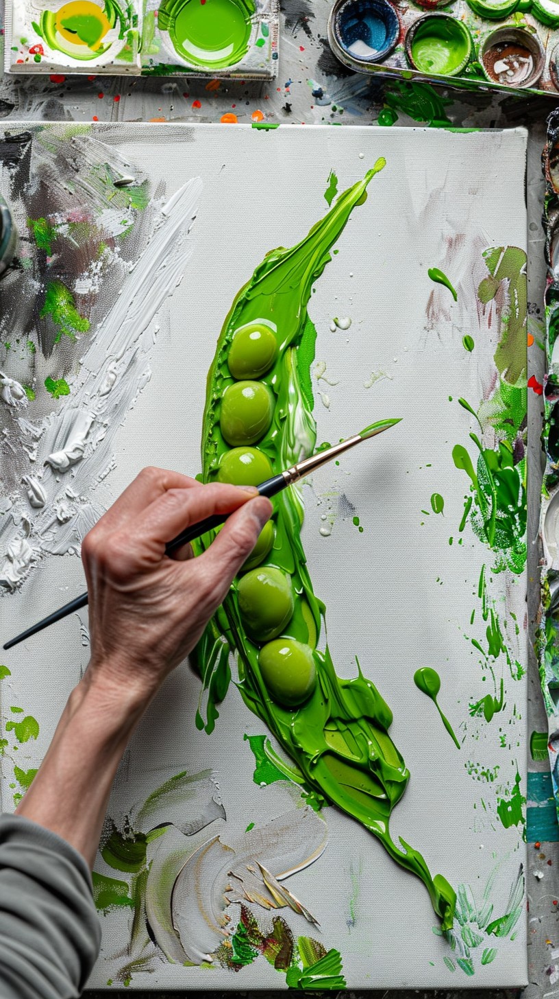 Free Vivid Green Art Image - Art, Painting, Green | Download at StockCake