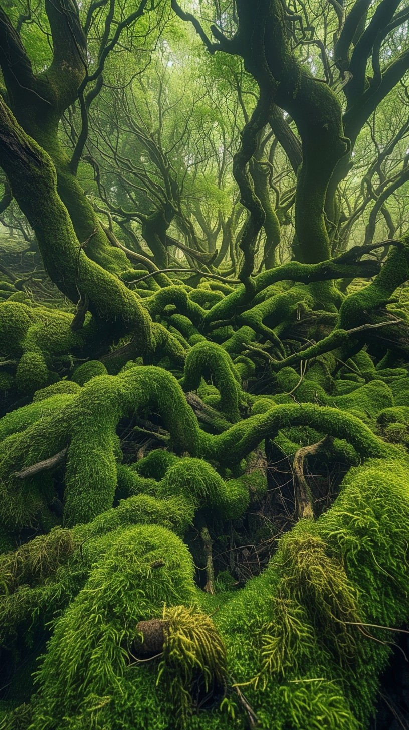 Tree Forest Entourage Free Enchanted Forest Scene Image - Moss, Trees, Forest | Download at ...