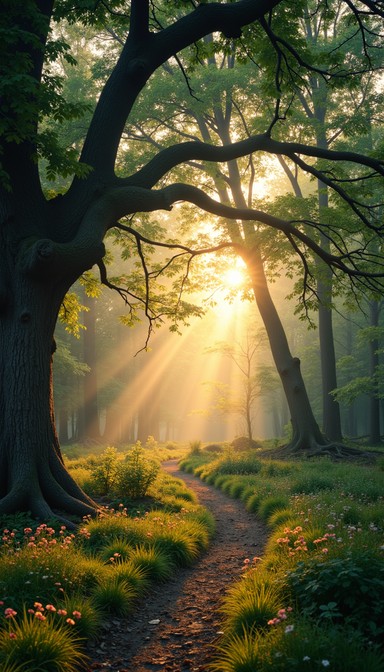 Free Enchanted Forest Path Image - Forest, Path, Misty | Download at ...