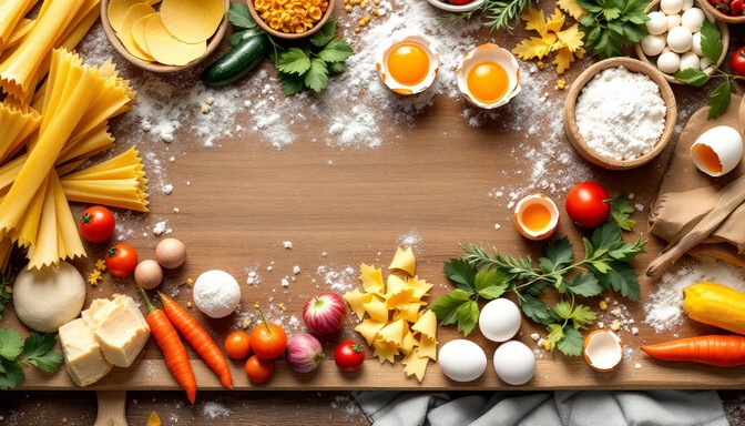 Free Layered Cooking Ingredients Image - Papercraft, Collage ...
