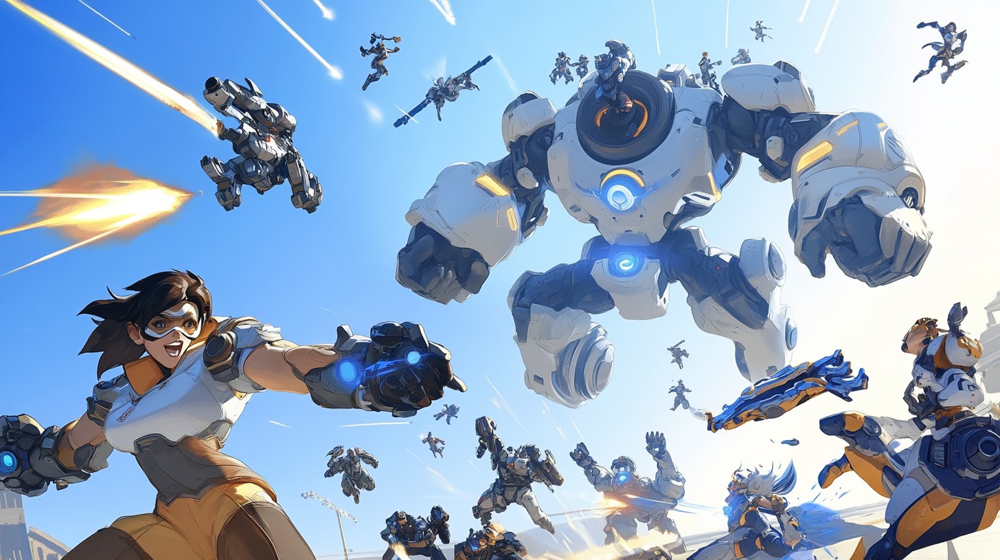 Free Epic robotic showdown Image - Robots, Battle, Action | Download at ...