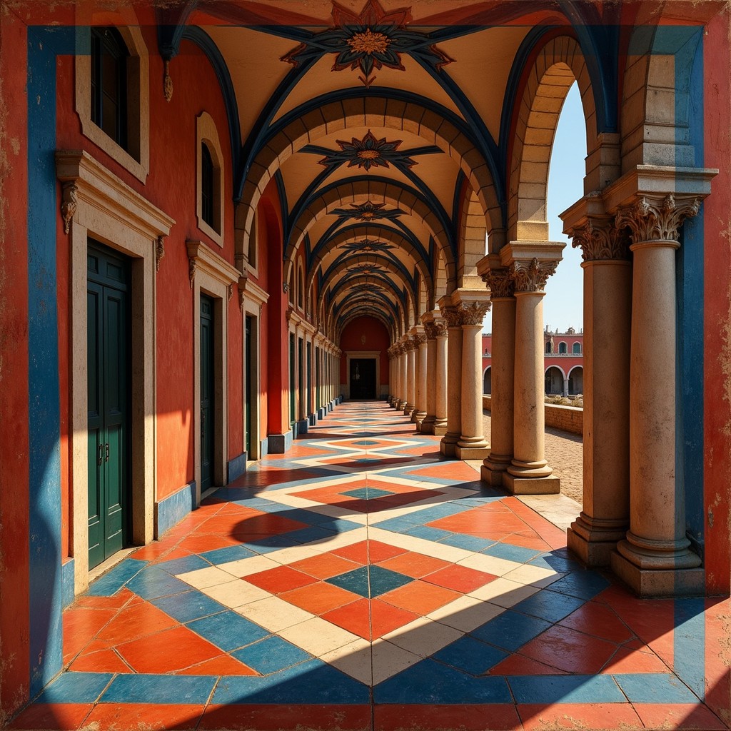 Free Renaissance Arcade Perspective Image - Corridor, Perspective ...