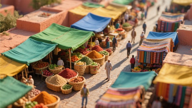 Free Vibrant Market Bazaar Image | Download at StockCake