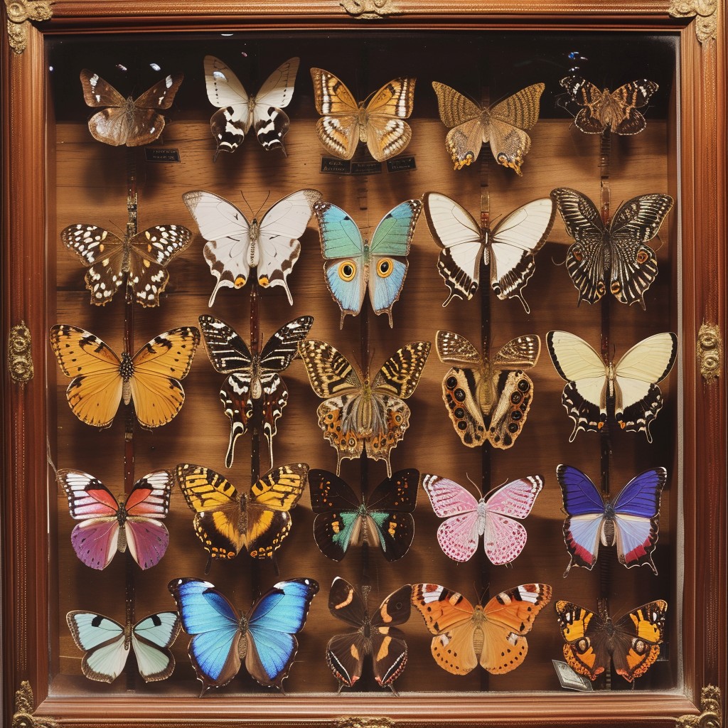 Free Butterfly Collection Display Image - Butterflies, Collection ...