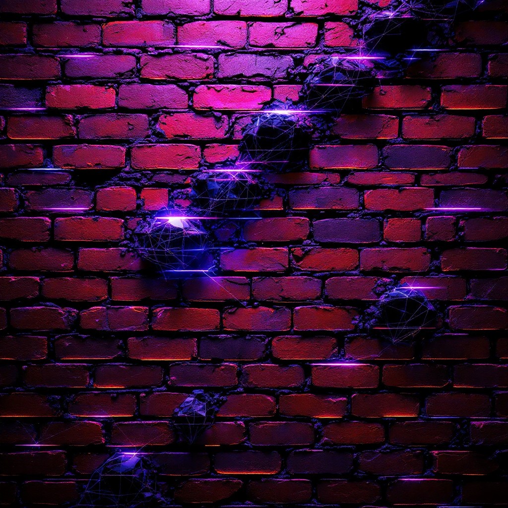 Free Neon Brick Matrix Image - Bricks, Wall, Texture | Download at ...