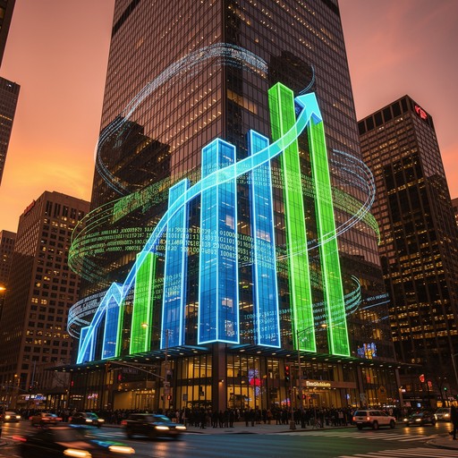 Free Economic Growth Visualization Image - Skyscraper, Projection ...