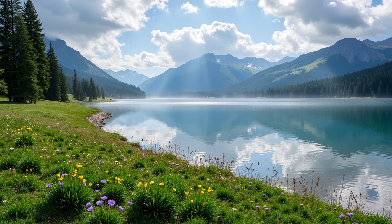 Free Tranquil Mountain Lake Image - Alpine, Lake, Mountains | Download ...