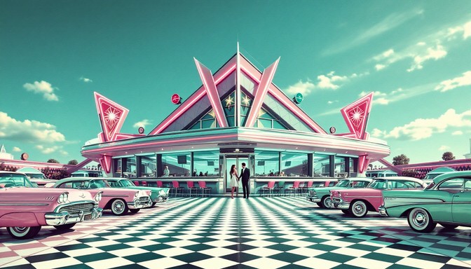 Free Retro Diner Dreams Image - Diner, Retro, Vintage | Download at ...