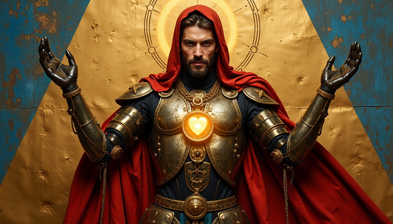 Free Sacred Cyborg Icon Image - Cyborg, Warrior, Byzantine | Download ...