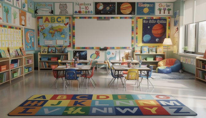 Free Colorful Learning Space Image - Classroom, Elementary, Education ...