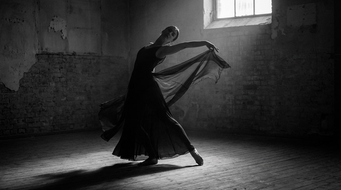 Random Dancer Shadows Free Dancing Through Shadows Image - Dancer, Movement, Monochrome ...