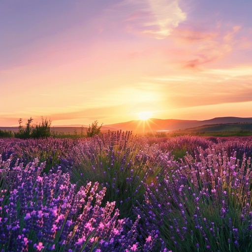 Free Lavender Field Sunset Image | Download at StockCake