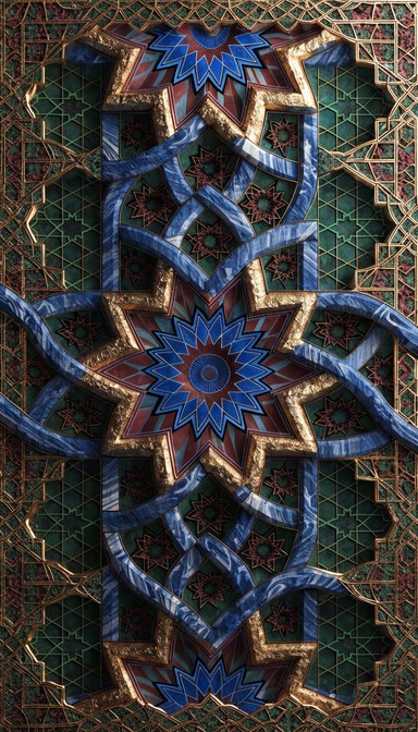 Libyan Geometric Pattern Free Geometric Arabian Pattern Image - Geometric, Arabic, Islamic ...